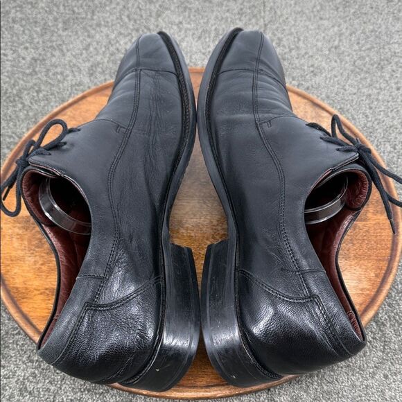Johnston & Murphy Shoes Mens 14 M Classic Black Leather Lace Up Oxford Loafer main image 6